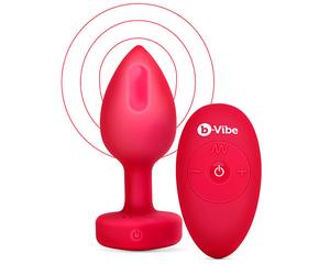 B-Vibe Heart Plug Anal Vibrant 11 Cm