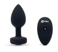 B-Vibe Jewel Plug Anal Vibrant 10,5 cm Vert