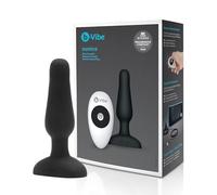 b-Vibe Plug télécommandé Novice Noir