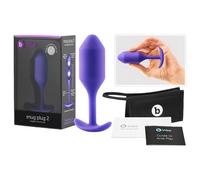 b-Vibe Plug anal Snug Plug n°2 – Silicone violet – 114 g