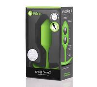 B-Vibe Snug Plug 3 Citron Green 13 cm