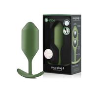 B-Vibe Snug Plug 4 Armée Green 14,5 cm