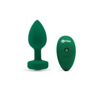 B-Vibe - Vibrating Jewel Plug M/L Emerald