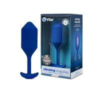 b-Vibe Plug anal Snug Plug vibrant Bleu marine Taille XL 1 unité