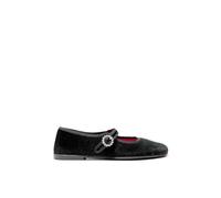 B&W Break&Walk - Ballerines en Velours avec Boucle en Bijou Noir. pour Fille (Negra/Tailla 37)