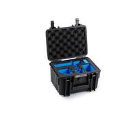 B&W International B&W Mallette de Transport d'extérieur pour GoPro 9/10/11/12/13-2000 (PP.66), Noire, étanche Selon la Certification IP67, Anti-poussière, incassable et Indestructible, Noir, 27 x 22