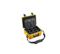B&W International B&W Mallette de Transport d'extérieur Type 4000 - Jaune - avec Sac Photo - Étanche Selon la Certification IP67, résistante à la poussière, incassable et Indestructible, Jaune, Typ