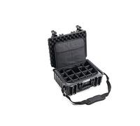 B&W International B&W Mallette de Transport Outdoor Type 5000 - Noir - avec Sac Photo - Étanche Selon la Certification IP67, Anti-poussière, incassable et Indestructible, Noir, Typ 5000 - Innenmaß