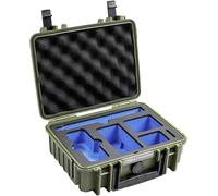 B&W International Mallette de transport drone.case PP.41.InstaX4 4.1 l (l x H x P) 270 x 215 x 105 mm vert bronze PP.41.BG.InstaX4
