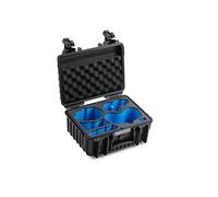 B&W International Mallette de Transport Outdoor 3000 (PP.117) - pour Antigravity A1 - Étanche (IP67), résistante à la poussière, aux Chocs, extrêmement Robuste, Noir, 37 x 30 x 17 cm, Antigravity A1