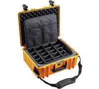 B&W International B&W Mallette de Transport Outdoor Type 6000 - Bronze Vert - avec Sac Photo - Étanche Selon la Certification IP67, Anti-poussière, incassable et Indestructible, Bronze Vert, Typ 6000