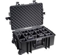B&W Outdoor Case Type 6800 Cloisons Amovibles avec Trolley noir