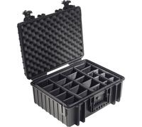 B&W International Valise dextérieur outdoor.cases Typ 6600 26 l (l x H x P) 550 x 225 x 350 mm noir 6600/B/RPD