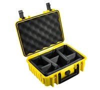 B&W Outdoor Case Type 1000 jaune avec compartiments