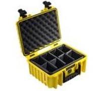 B&W Cases 3000/Y/RPD étui pour équipements Sacoche/Attaché-case Jaune