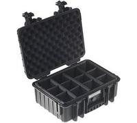 B&W International Valise d'extérieur Type 4000 – cloisons amovibles – Noir