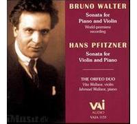 Orfeo Duo – B. Walter / H. Pfitzner : Sonates pour violon