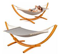 B-Ware Hängematte HMG-30 Grau + Gestell HMG-11 HMG-10 #1