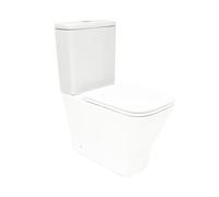 B-Way réservoir de chasse en céramique pour WC à poser avec couvercle, sans armature, blanc (SAT2168CL)