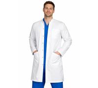 B-well Antonio Blouse Blanche Médicale Homme | Professionnelle Qualité | avec Boutons-Pression - Blanc - Large