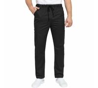 B-well Dante Man, pantalons médicaux pour homme, de haute qualité, avec élastique à la taille, Noir , 4XL