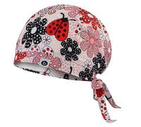 B-well Modena Élastique Calot Chirurgien Femme Calot Chirurgical Accessoire pour infirmières, dentistes, pharmaceutiques, vétérinaires,Vie Marine, Taille Unique