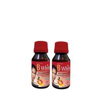 B White AHA avec de l'Huile d'Argan - Huile Corporelle Eclaircissante - 60 ml - AHA with Argan Oil Body Oil - Lot de 2