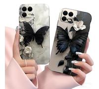 B-wishy T-Mobile REVVL 8 Pro TMRV08P 5G Lot de 2 coques [Antichoc] | Design fin | Antidérapant | Coque de téléphone pour T Phone 3 Pro 5G (noir)