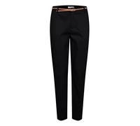 b.young BYDays Pantalon chino en tissu stretch pour femme, Noir , 42