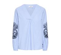 b.young Chemisier 'BYHemma' bleu clair / noir / blanc, Taille M