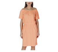 b.young, Femme, Robes, Orange, Taille: 44 FR Robe en Coton Orange pour Femmes