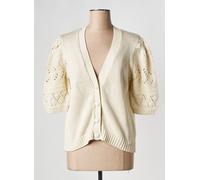 b.young gilets femme de couleur beige 36