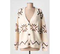 b.young gilets femme de couleur beige 38