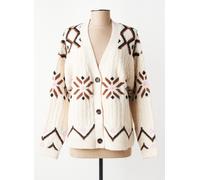 b.young gilets femme de couleur beige 40