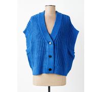 b.young gilets femme de couleur bleu 36