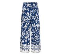b.young Pantalon 'BYJasmina' bleu marine / bleu fumé / blanc, Taille 40