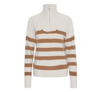 b.young Pull-over 'Manina' beige / marron, Taille XL