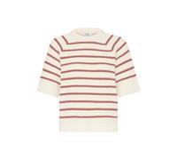 b.young Pull-over 'MIKALA' beige / rouge pastel, Taille XS