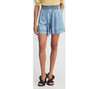 B.young Short femme lyocell bleu : Taille - 34 Taille : 34