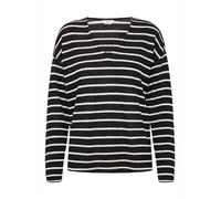 b.young Sweat-shirt noir / blanc cassé, Taille M