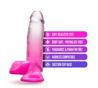 B Yours - Dildo Sugar Magnolia 17 cm - Fuchsia