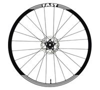B0143 - 28-29'' - 26'' - 27,5'' - 28-29'' Pouces Roue de vélo VTT Stickers Mountain Bike Stickers FAST Code B0143 (28-29'' Pouces, Blanc brillant)