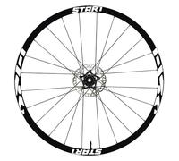 B0157 - 27,5" - 28-29" pouces - Roue de vélo VTT Bike Stickers jantes moto moto Code B0157 (27,5" Pouces, Blanc brillant)