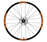 B0157 - 27,5" - 28-29" pouces - Roue de vélo VTT Bike Stickers jantes moto moto Code B0157 (27,5" Pouces, Orange 35)