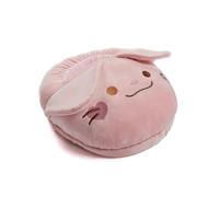 (B02 Big Eared Cat)Winter Electric Warm Pad Plug Type Foot Warmer Feet Heated Mat Shoes Heater Soft Plush Heating Pad Warmer Cushion Massage