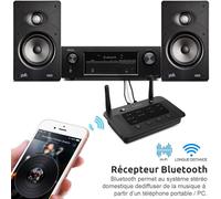 B03 Émetteur Récepteur Bluetooth 5.3, Transmetteur Récepteur Bluetooth Aptx Hd Adaptateur Bluetooth 5.3 Aptx Faible Latence Pour Tv Pc, Optique Digital Rca Aux 3.5Mm[Z4780]