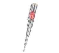 B09 Stylo de test à induction multifonction avec lumière LED pour détection de fil sous tension et point de rupture, tension 70 V-250 V, tournevis à fente, embout en acier au chrome vanadium de 3 mm