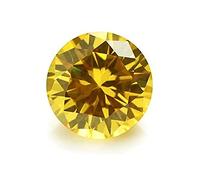 B0CKMZLGGWAMZ488 Pierre précieuse naturelle certifiée Ratti jaune zircon cubique testée en laboratoire Pierre précieuse précieuse identique à l'image montrée pour unisexe - B0CKMZLGGWAMZ488, petite