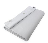 B1 Molleton de scène confectionné - Rideau Molleton occultant Opaque avec œillets de 16, idéal pour Film, Photo, théâtre & événements - 5 x 3 m, 300g/m2, Blanc