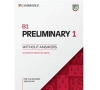 B1 Preliminary 1 for the Revised 2020 Exam Students Book without Answers Unknown (Auteur)